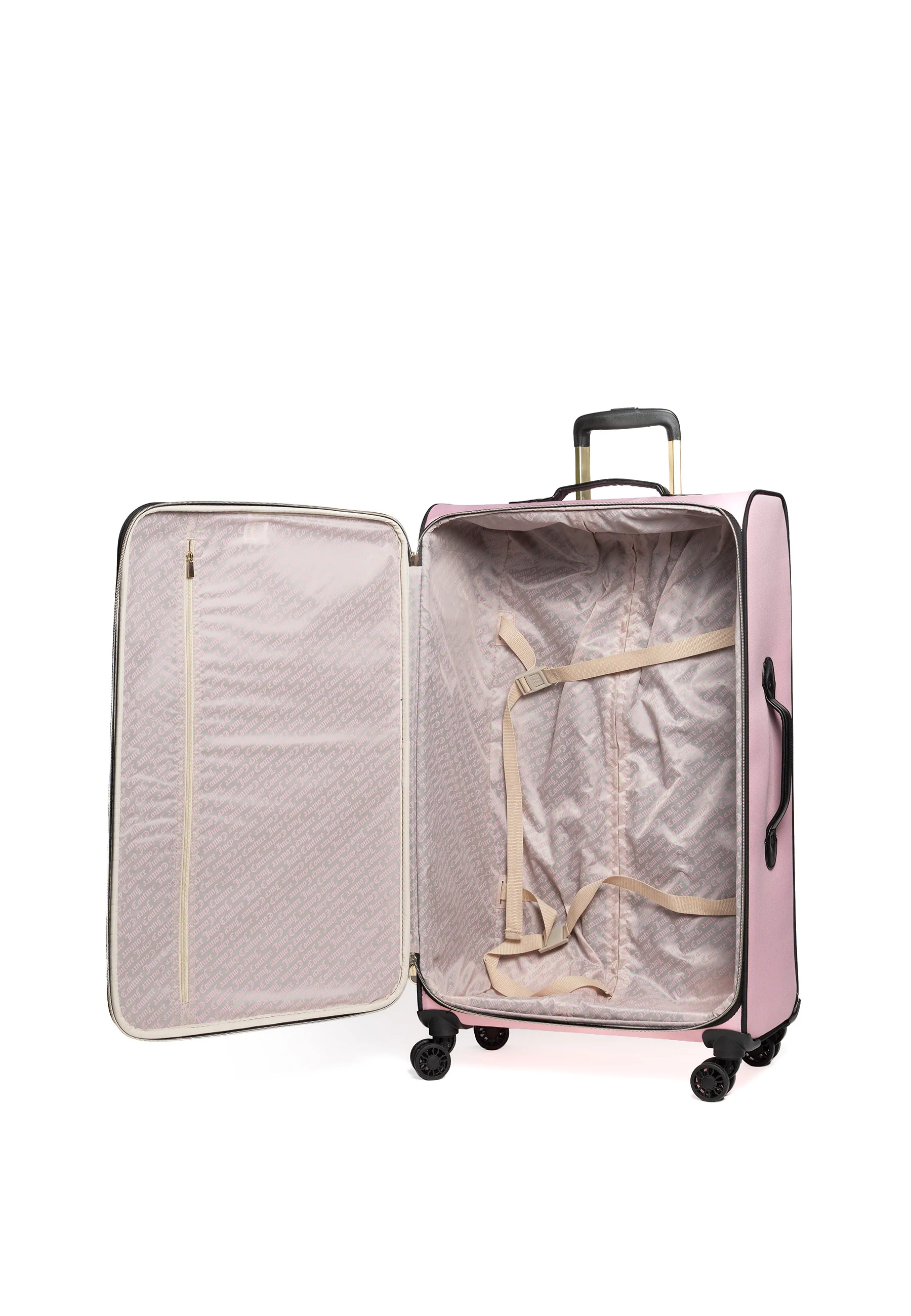 Trolley Grande Juicy Couture con logo stemma frontale colore Rosa - Image 4
