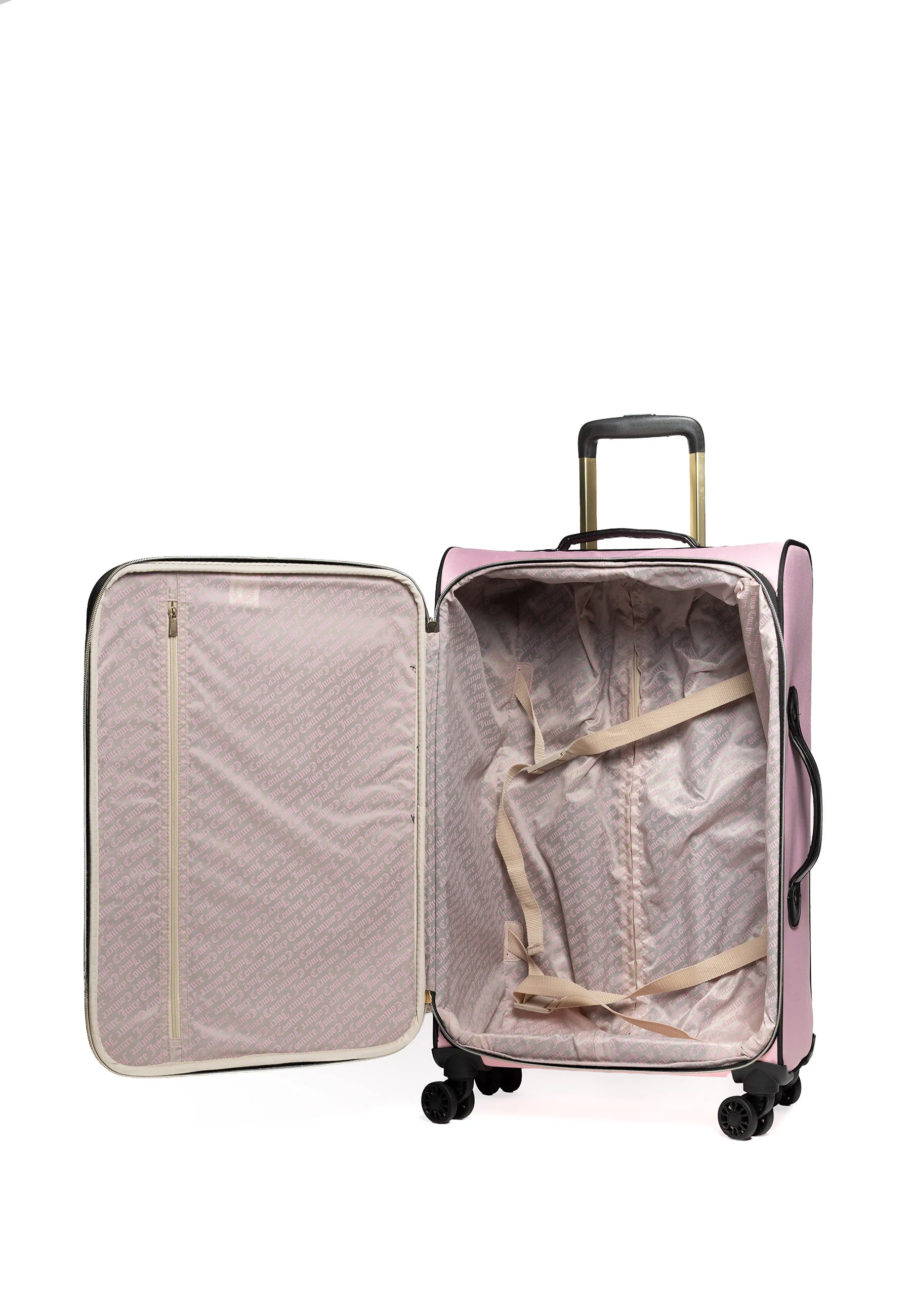 Trolley Grande Juicy Couture con logo stemma frontale colore Rosa - Image 8